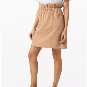 Lululemon Trip Taker Skirt Size 6 Beech Wood NWT